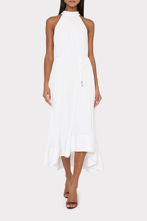 Nalani Pleated Midi Dress