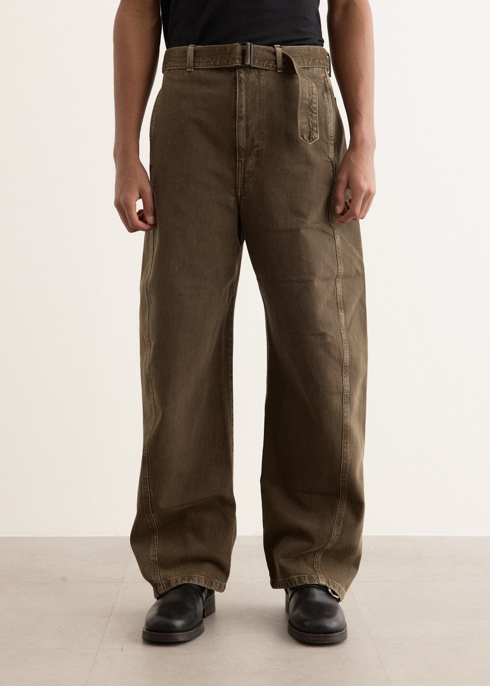 Twisted Belted Pants