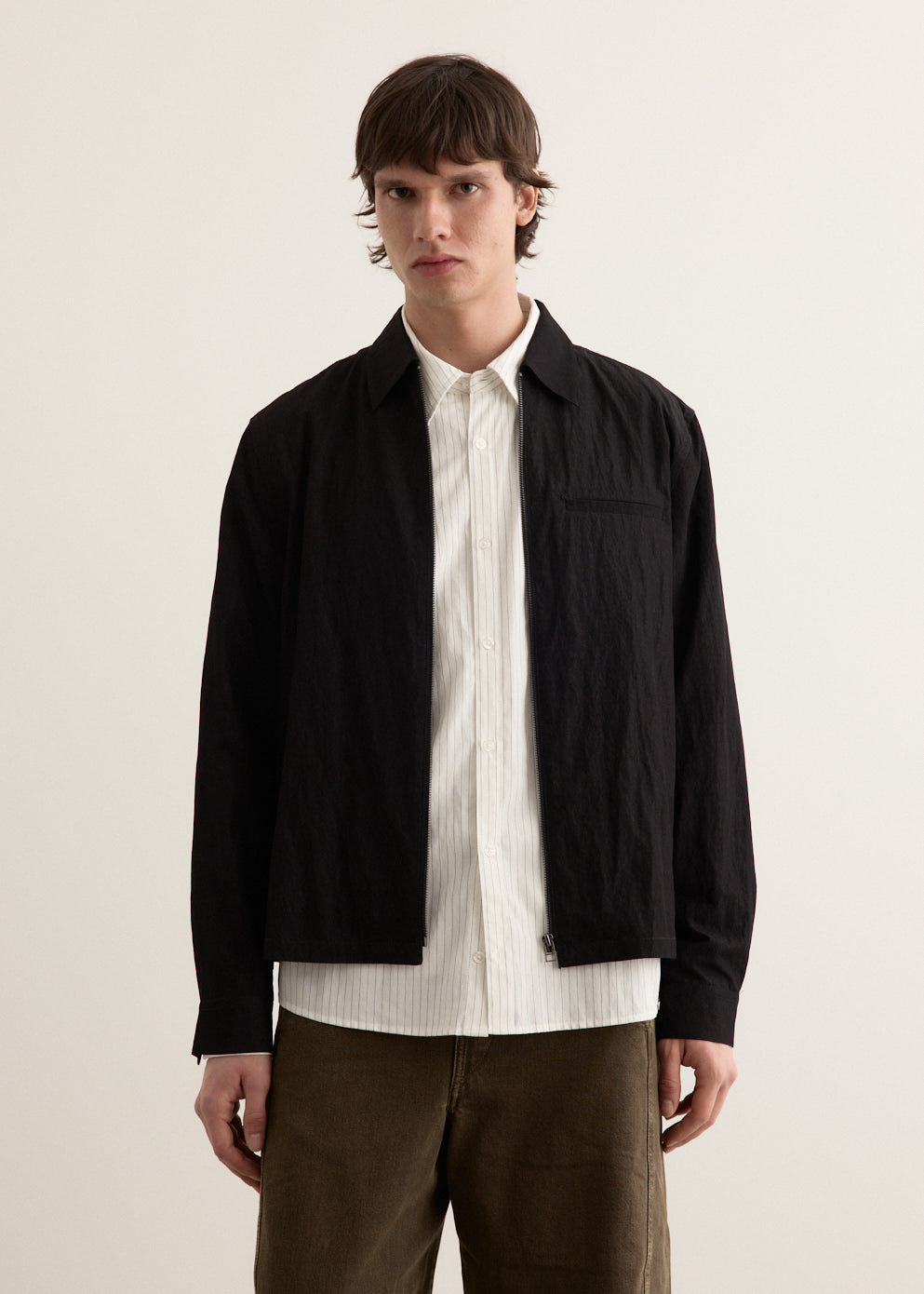 Erasure Zip Up Shirt