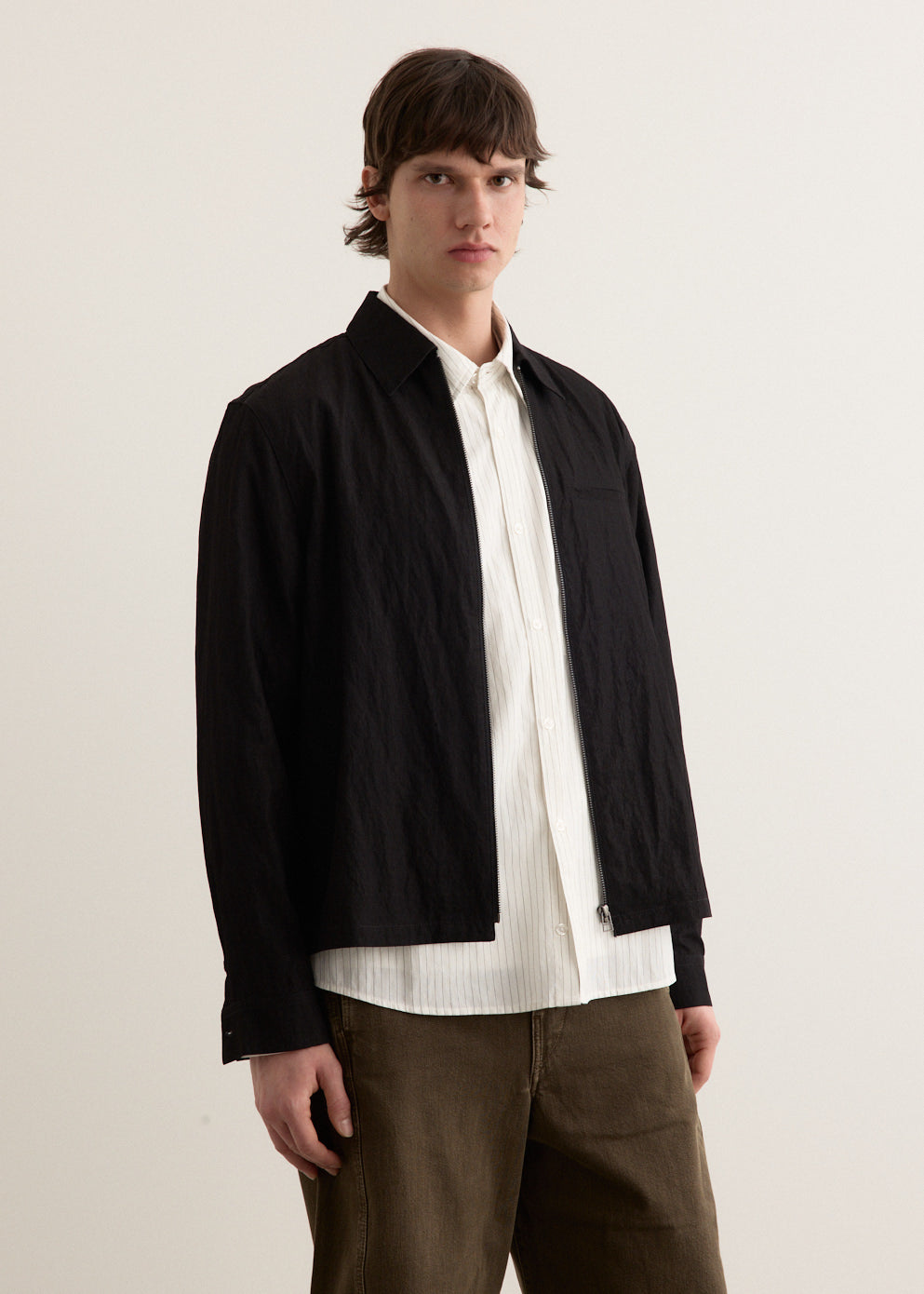 Erasure Zip Up Shirt