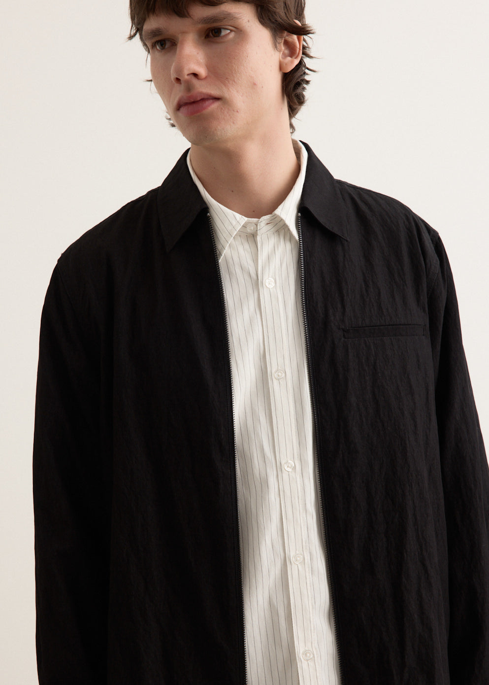 Erasure Zip Up Shirt