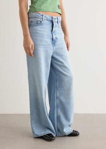 Soft Rigid Denim Baggy Jeans