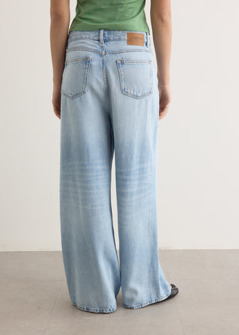 Soft Rigid Denim Baggy Jeans