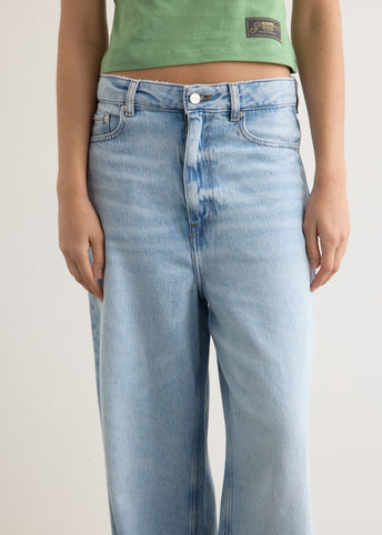 Soft Rigid Denim Baggy Jeans